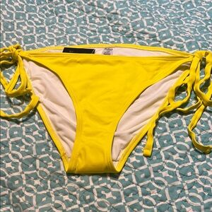 Frederick's of Hollywood Yellow Cheeky Bikini Bottom